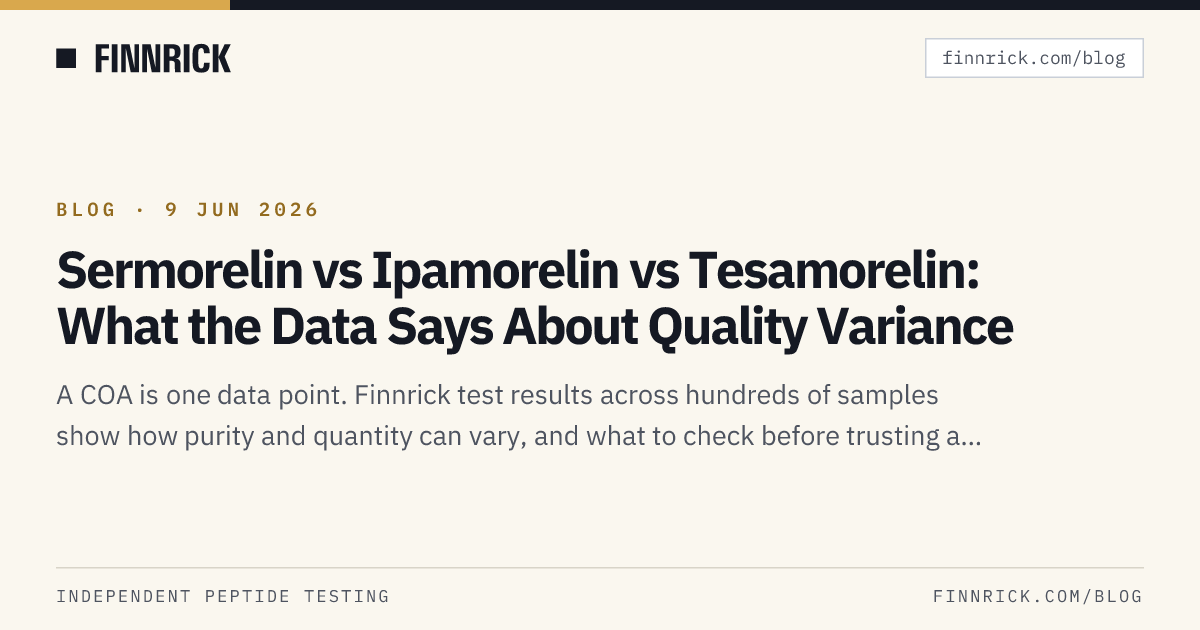 ipamorelin vs sermorelin comparison vs Tesamorelin: What the Data Says About Quality Variance · Finnrick Startup KlowdTV's Cheap OTT Ingrijire ten sensibil Quantity:3.38oz