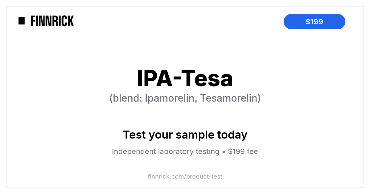 Test IPA-Tesa for $199 | Finnrick