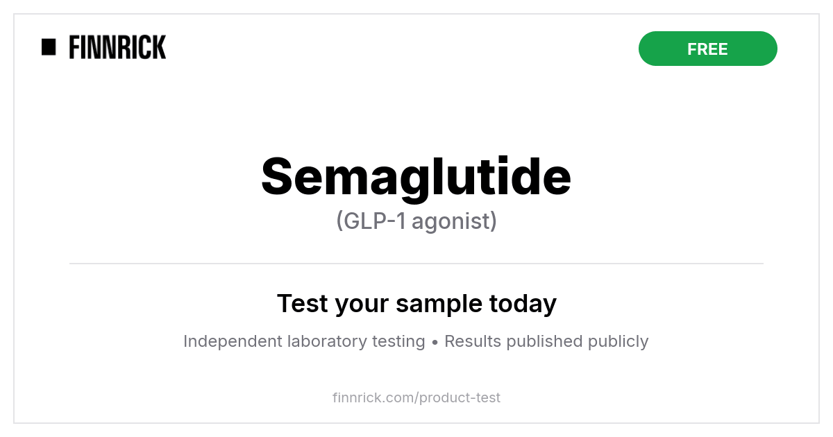 Test Semaglutide Sample