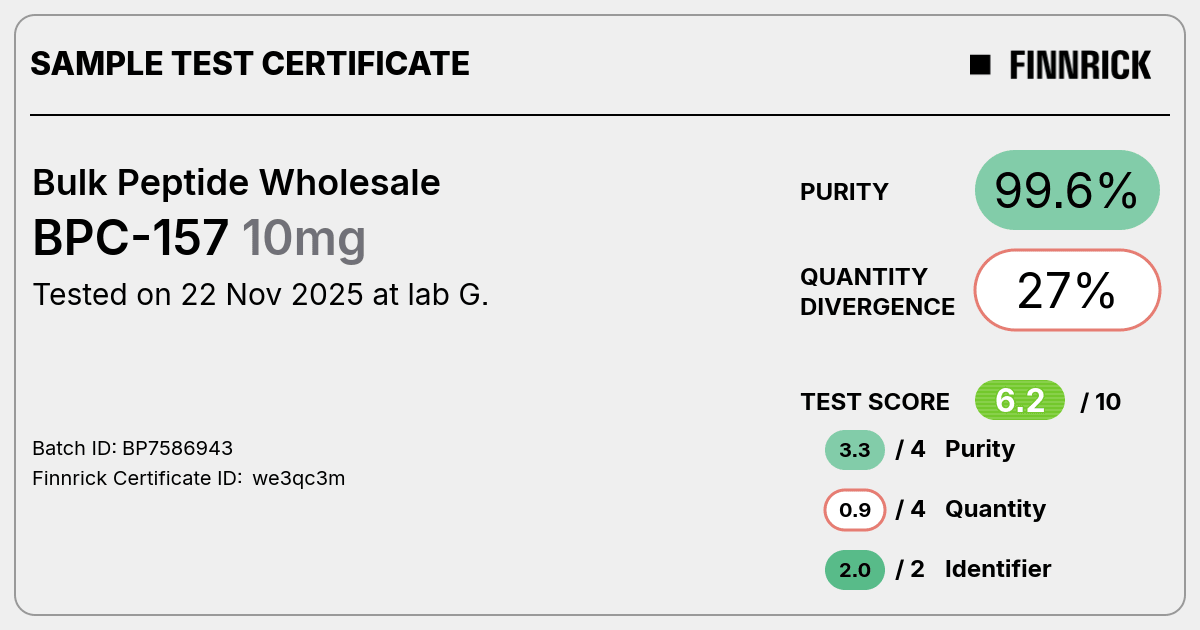 bulk bpc-157 wholesale supplier BPC-157 And TB-500: Background, Indications, Efficacy, And Safety GlobalRPH main image 1