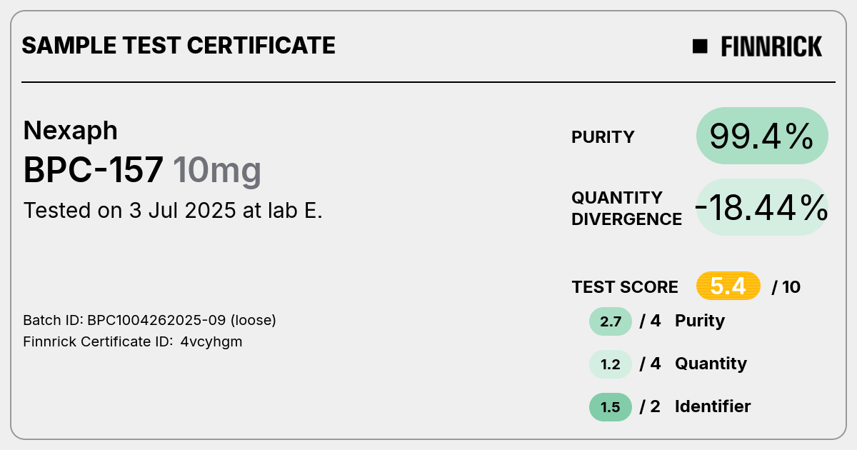 will bpc 157 show up on a work drug test BPC-157 Capsules main image 1