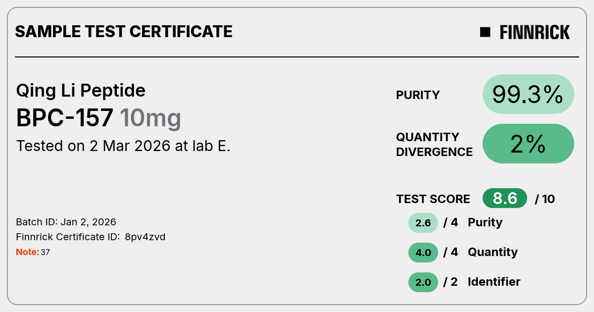 most trusted bpc 157 BPC-157 Supplement
